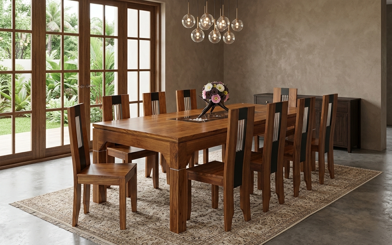 Dining sets ready for festive gatherings